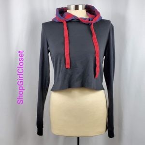 💥Just In💥DJT Fashion Crop Hoodie-Sz S Jrs